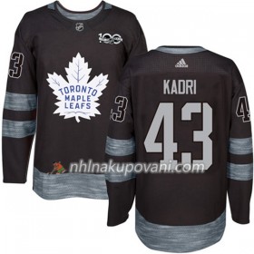 Toronto Maple Leafs Dresy Nazem Kadri 43 1917-2017 100th Anniversary Adidas Černá Authentic - Pánské